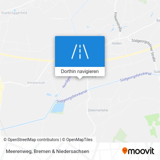 Meerenweg Karte