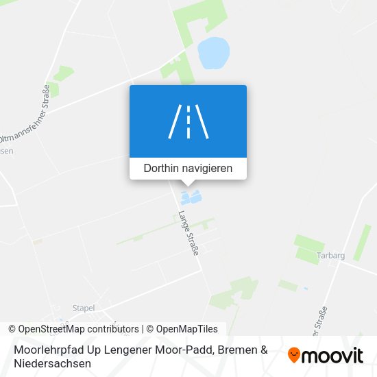 Moorlehrpfad Up Lengener Moor-Padd Karte