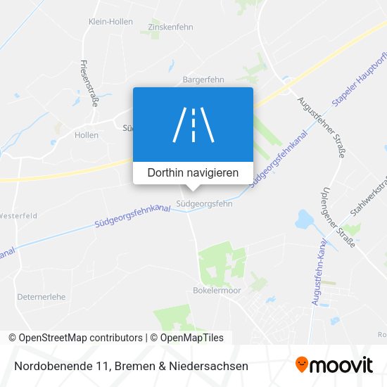 Nordobenende 11 Karte