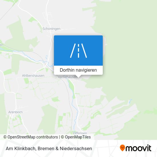 Am Klinkbach Karte