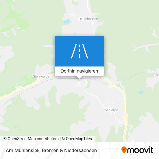 Am Mühlensiek Karte
