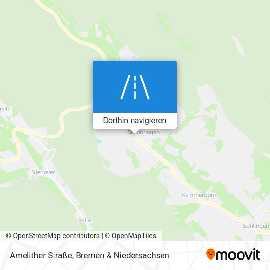 Amelither Straße Karte