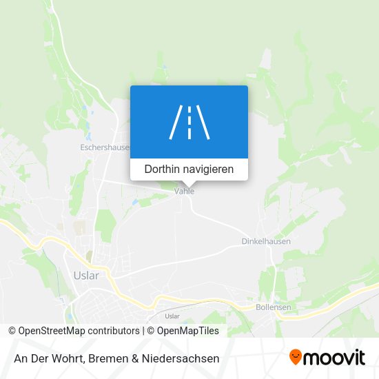 An Der Wohrt Karte