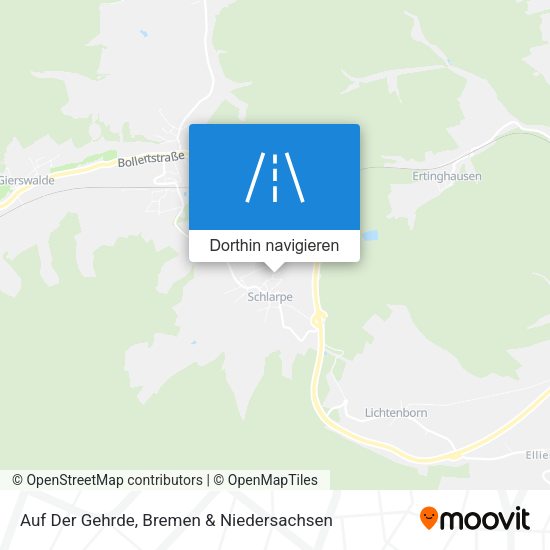 Auf Der Gehrde Karte