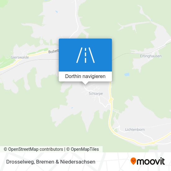 Drosselweg Karte