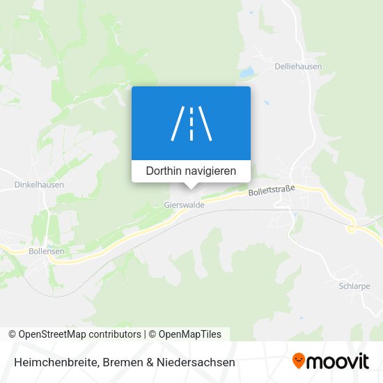 Heimchenbreite Karte