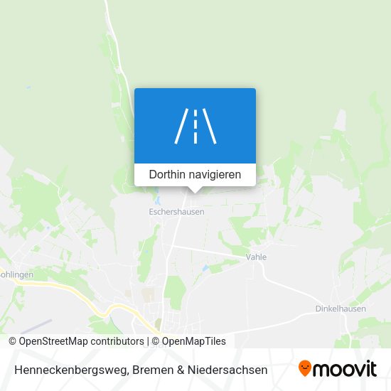 Henneckenbergsweg Karte