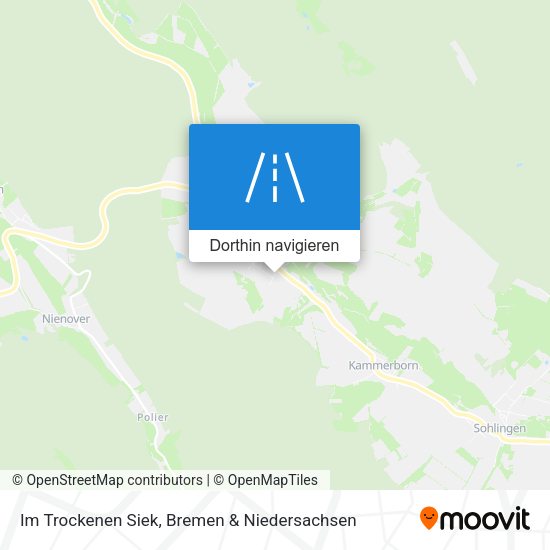 Im Trockenen Siek Karte