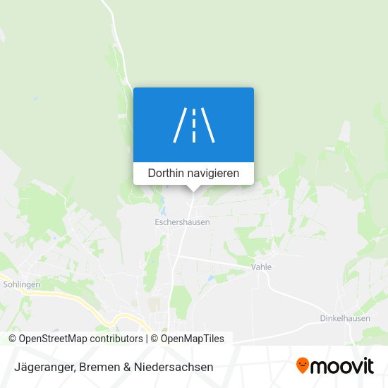 Jägeranger Karte