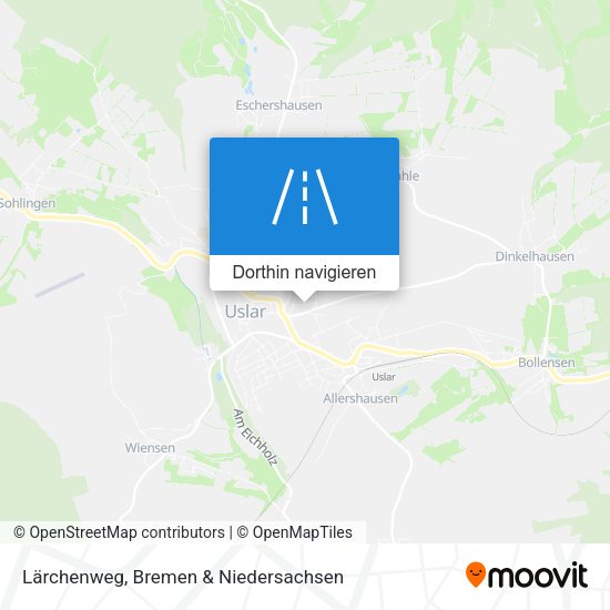 Lärchenweg Karte