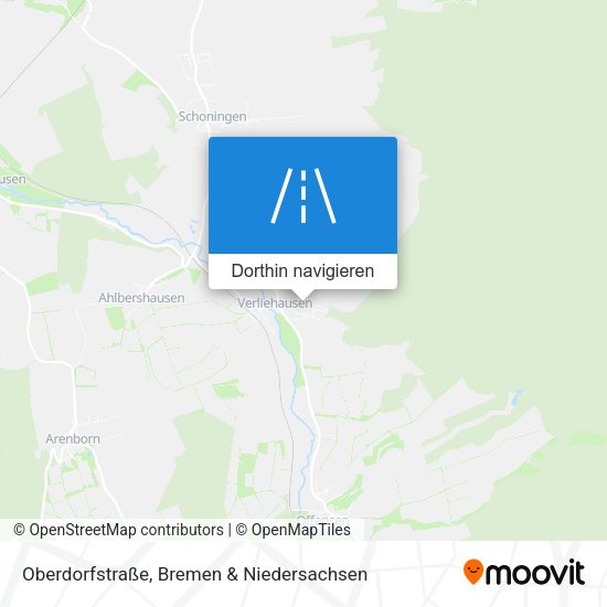 Oberdorfstraße Karte