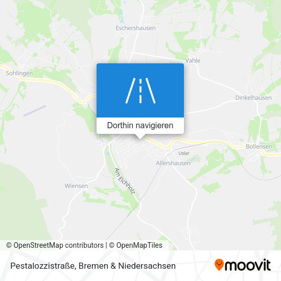 Pestalozzistraße Karte
