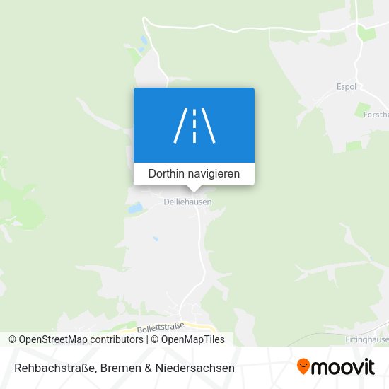 Rehbachstraße Karte