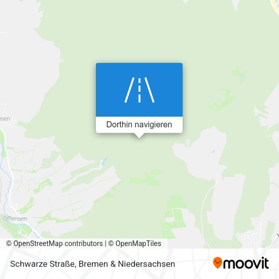 Schwarze Straße Karte