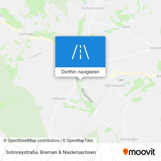 Sohnreystraße Karte