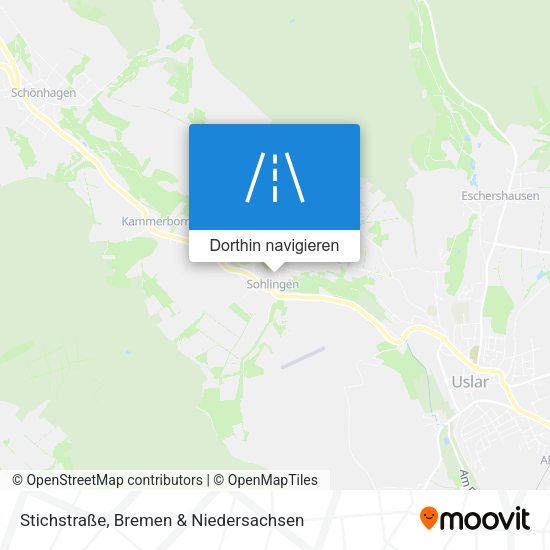 Stichstraße Karte