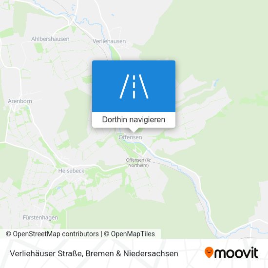 Verliehäuser Straße Karte