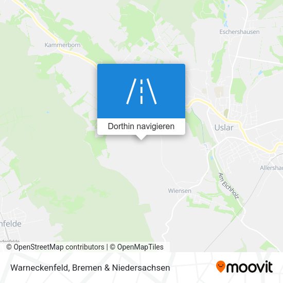 Warneckenfeld Karte