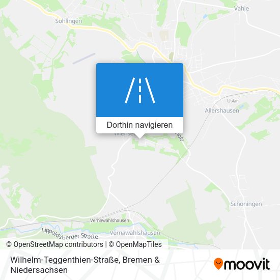 Wilhelm-Teggenthien-Straße Karte