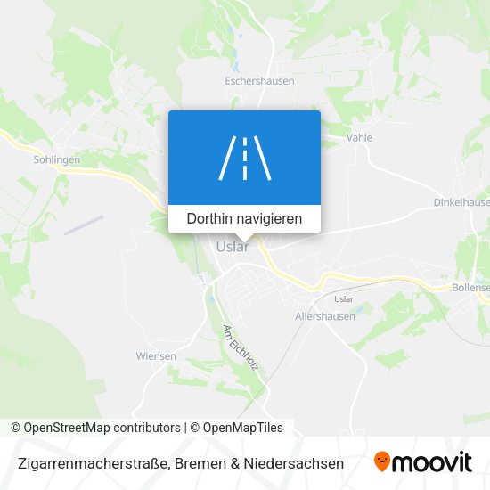 Zigarrenmacherstraße Karte