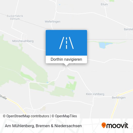 Am Mühlenberg Karte