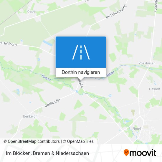 Im Blöcken Karte