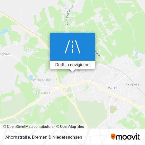Ahornstraße Karte