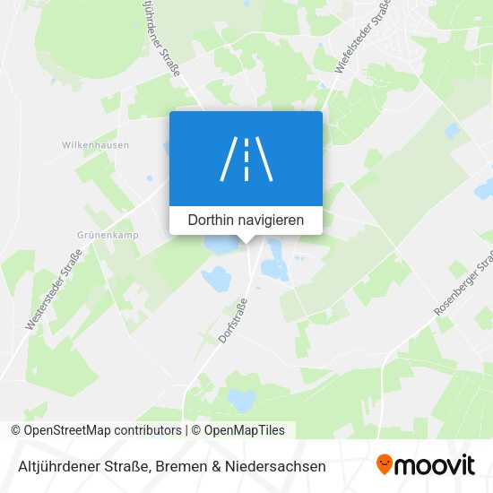 Altjührdener Straße Karte