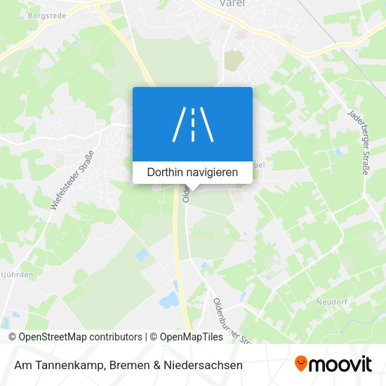 Am Tannenkamp Karte