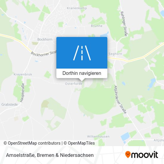 Amselstraße Karte