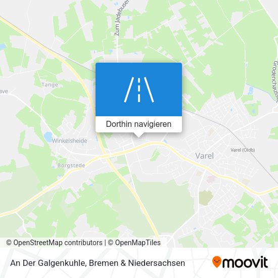 An Der Galgenkuhle Karte