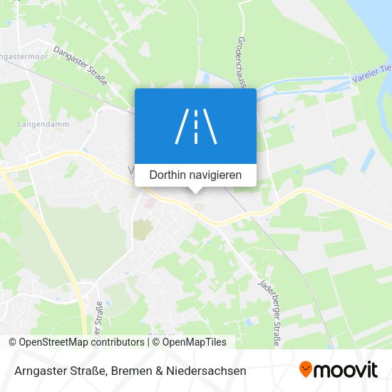 Arngaster Straße Karte