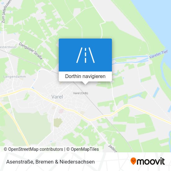 Asenstraße Karte