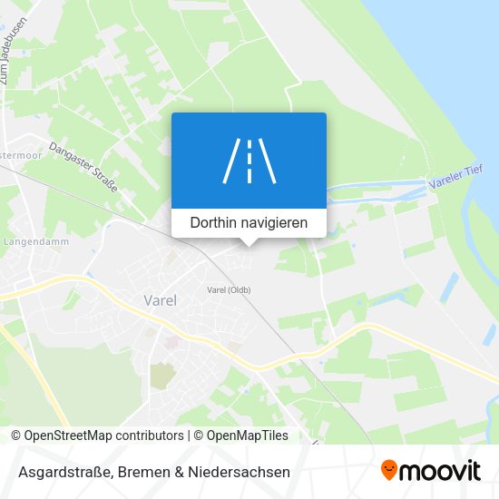 Asgardstraße Karte