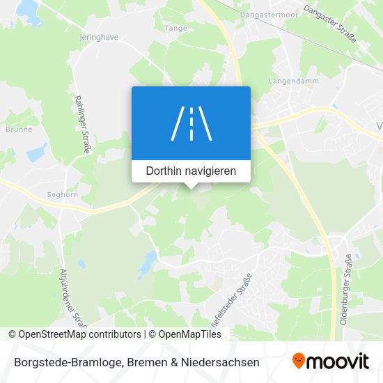 Borgstede-Bramloge Karte