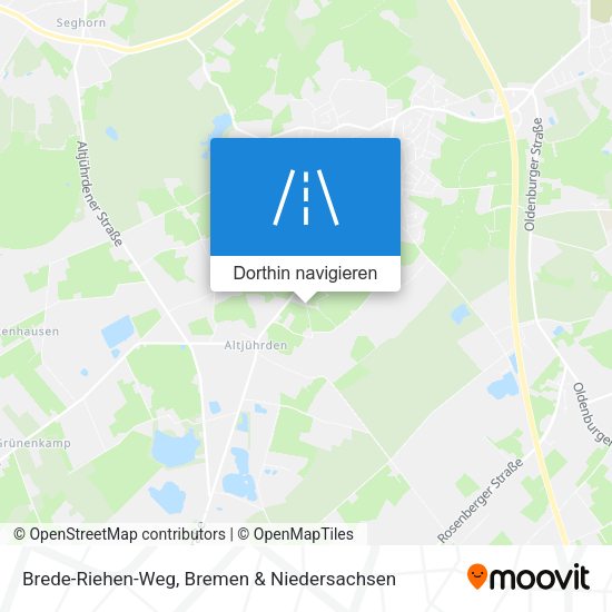 Brede-Riehen-Weg Karte