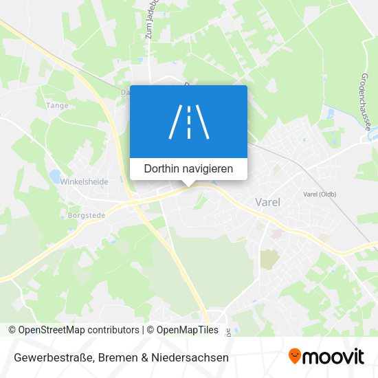 Gewerbestraße Karte