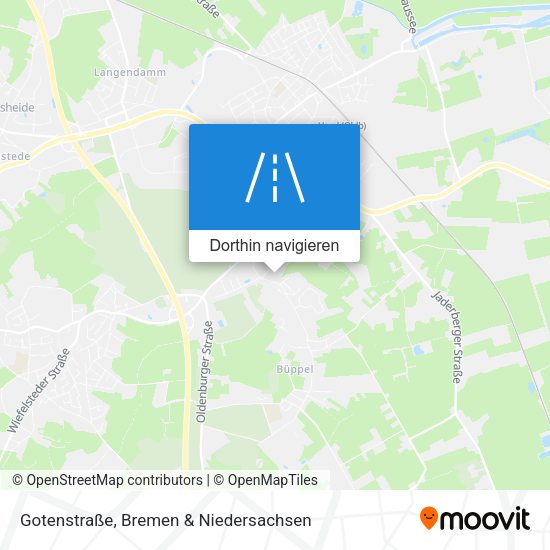 Gotenstraße Karte