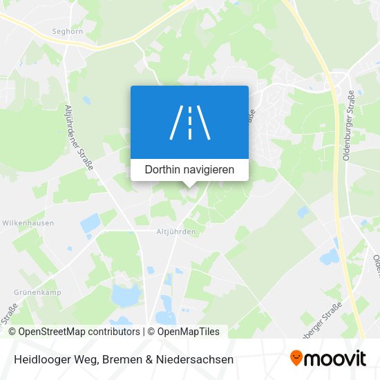 Heidlooger Weg Karte