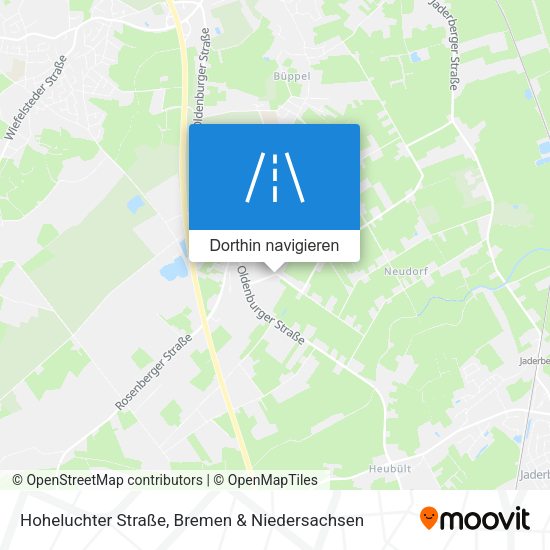 Hoheluchter Straße Karte
