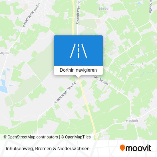 Inhülsenweg Karte