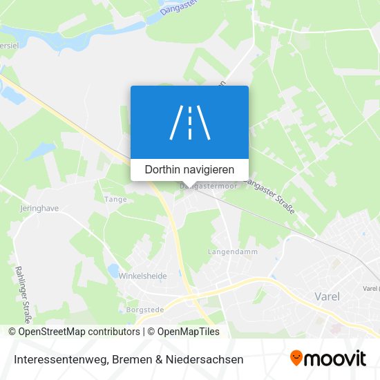 Interessentenweg Karte