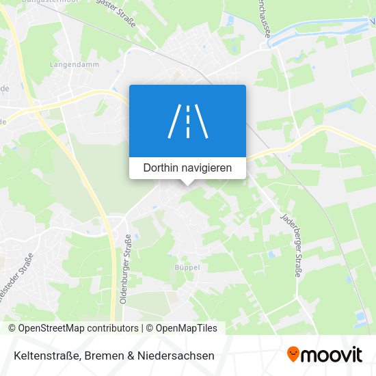 Keltenstraße Karte