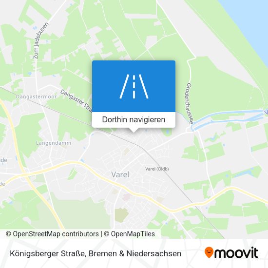 Königsberger Straße Karte