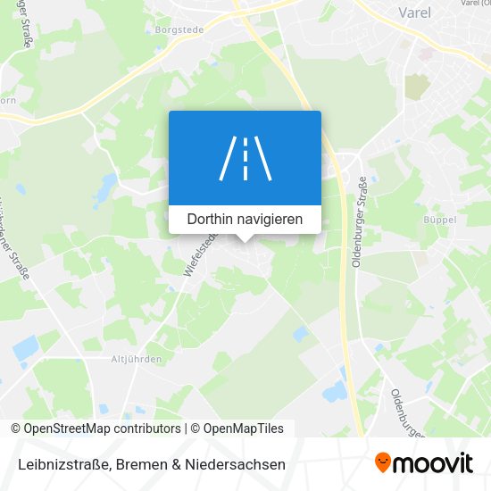 Leibnizstraße Karte