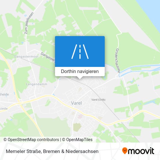 Memeler Straße Karte
