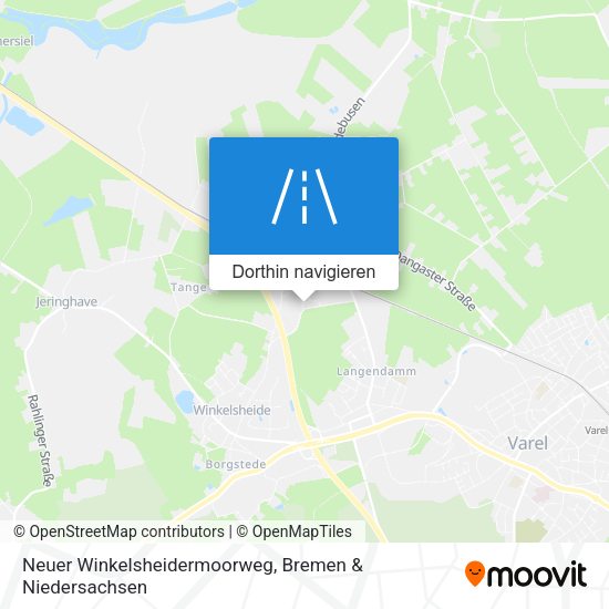 Neuer Winkelsheidermoorweg Karte