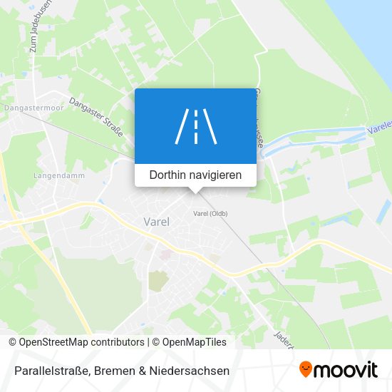Parallelstraße Karte