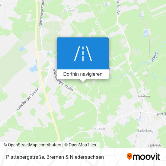 Plattebergstraße Karte