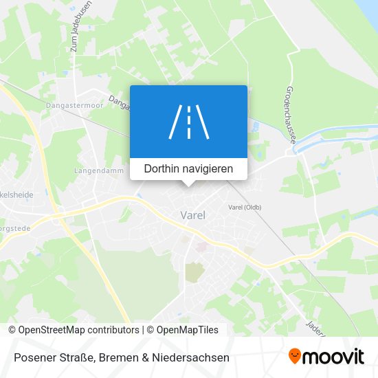Posener Straße Karte